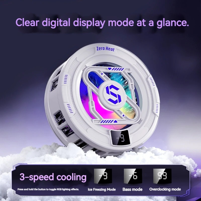 Photography Lighting Game - K52 AI 모바일 쿨러 마그네틱 백클립