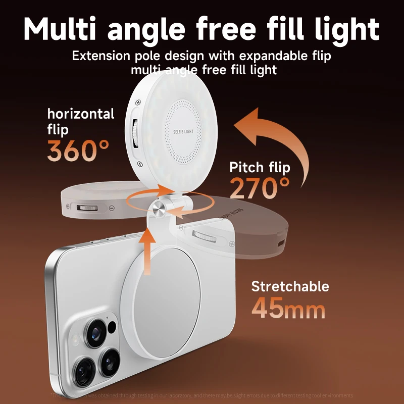 Magsafe 전화용 LED Selfie 필 라이트 조 - Photography Lighting Handheld 리뷰 및 가격