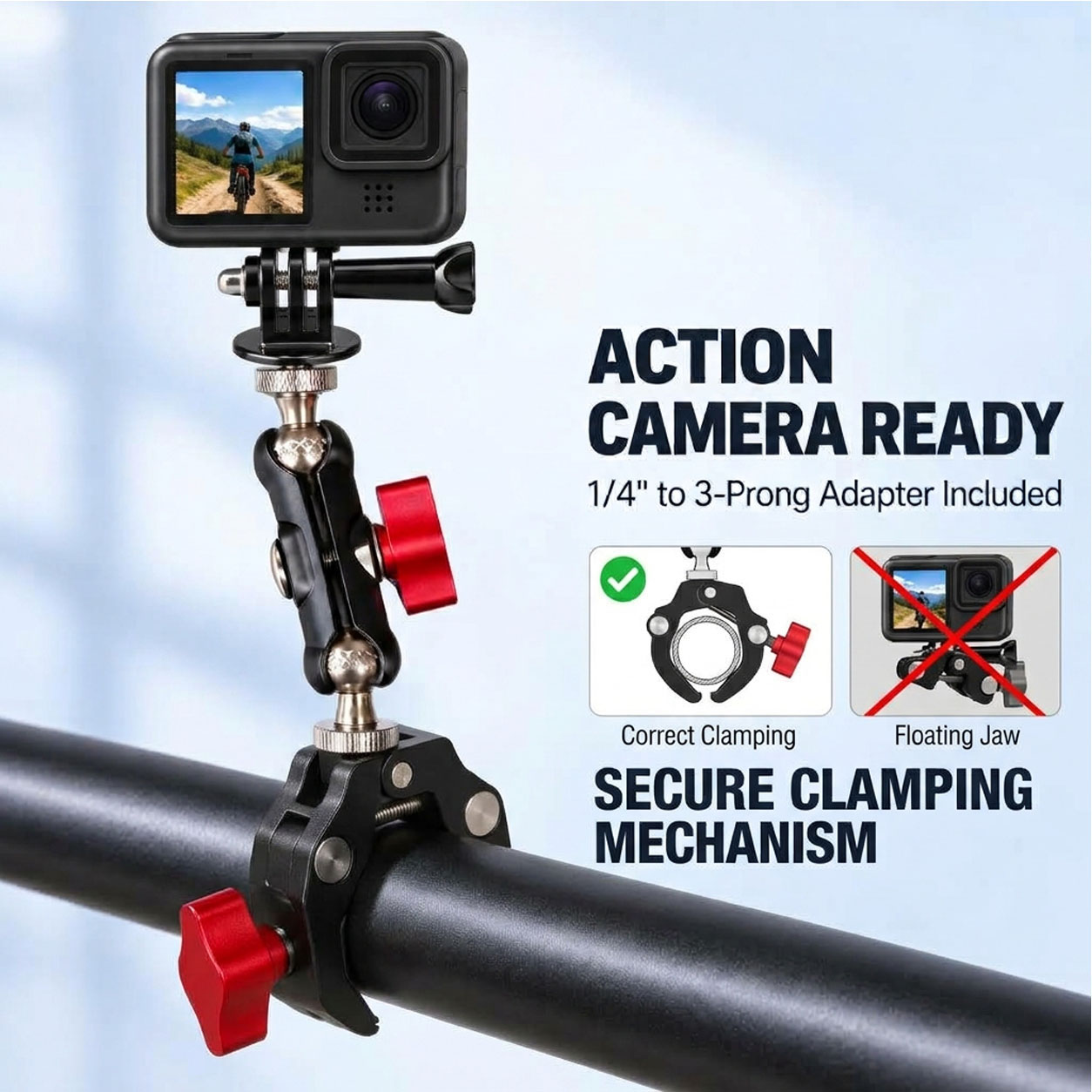 SOARSHOT 카메라 클램프, 마법 팔, 1/4 나사 - Photography Lighting Description 리뷰 및 가격