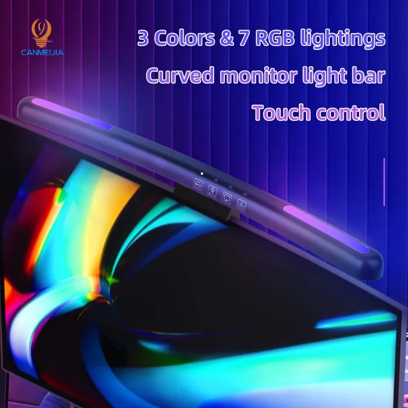 곡선 LED 모니터 라이트 바, USB RGB PC 스 - Photography Lighting Game 리뷰 및 가격
